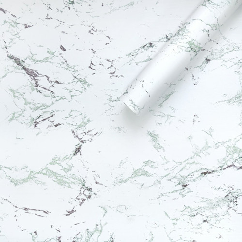 Самоклеюча плівка 0,45х10м х 0,07мм Зелено-червоний мармур SW-00001272