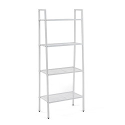Стелаж-етажерка чотириярусний з металу 60х35х148см Білий SW-00002104