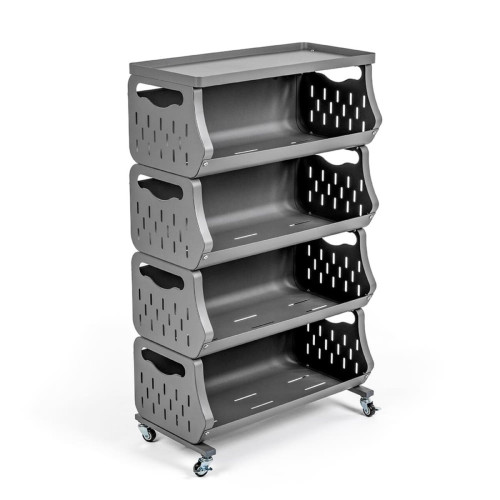 Стелаж універсальний для зберігання чотириярусний 60х30х77см SW-00002260