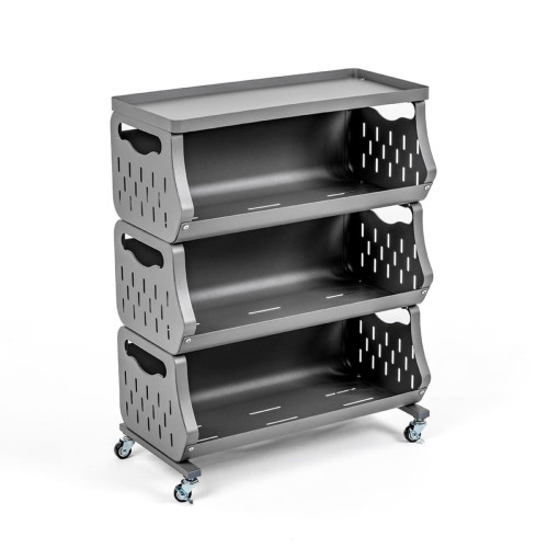 Стелаж універсальний для зберігання триярусний 60х30х77см SW-00002259