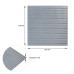 Панель 3D 700х700х4мм Срібло SW-00001952 Панель 3D 700х700х4мм Срібло SW-00001952