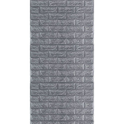 R017-2 Панель стінова в рулоні 3D 700х3080х2мм Сіра Цегла (D) SW-00002535
